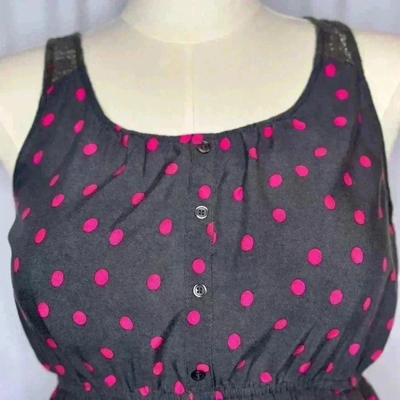 Mossimo Supply Co. Polka Dot Sleeveless Dress (568) - Picture 6 of 12